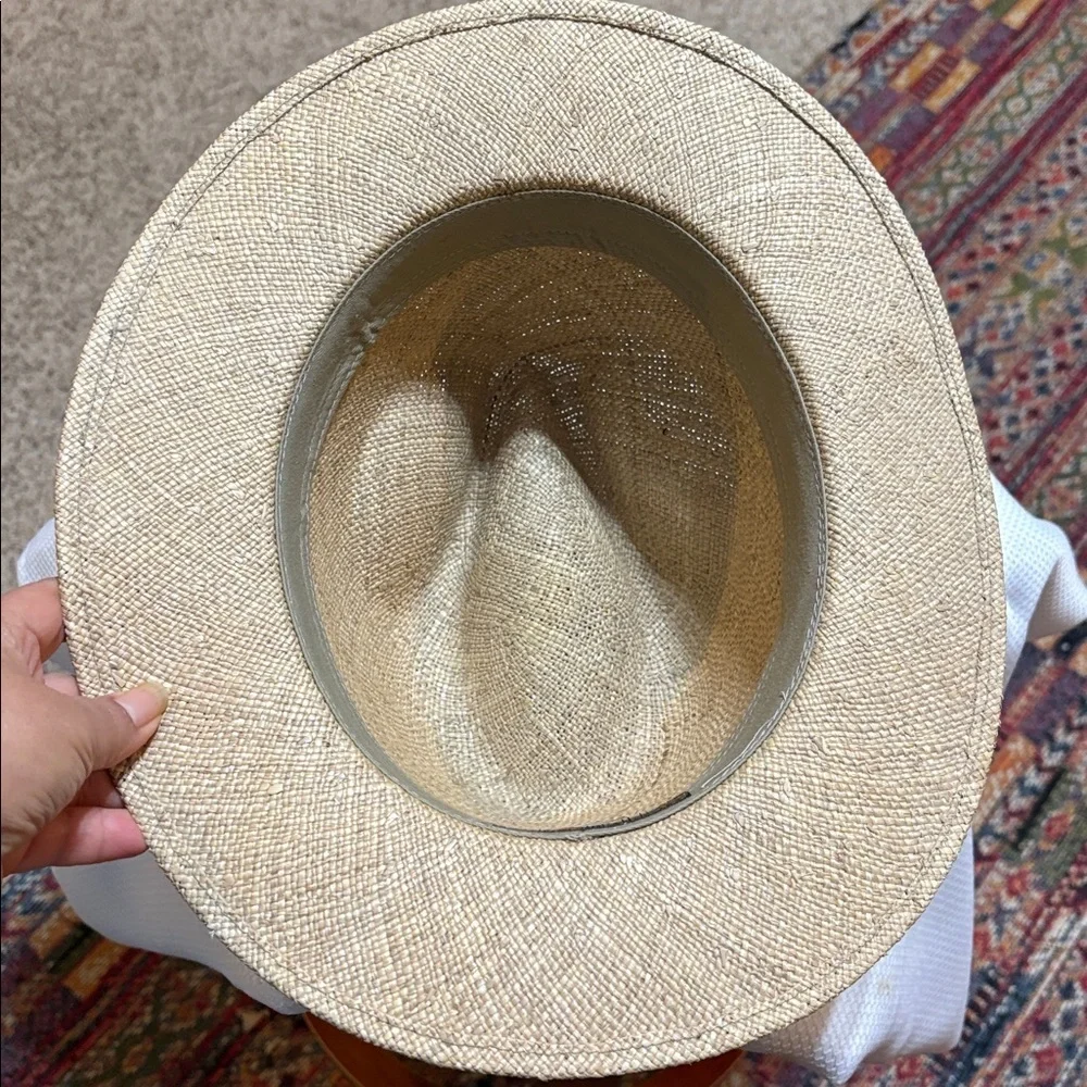 Country Gentleman Men's Tan Fedora Hat with Brown Band